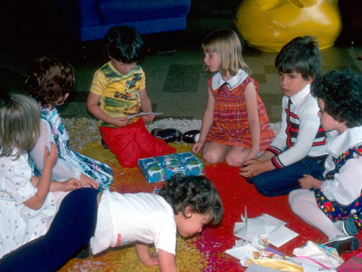  at Dave's fifth birthday, 18 May 1973